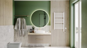 KASTOR ELEKTRO 945x480 mm BIAŁY  Z GRZAŁKĄ GLX 300 W