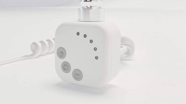 Grzałka HQ White with spiral cable.jpg