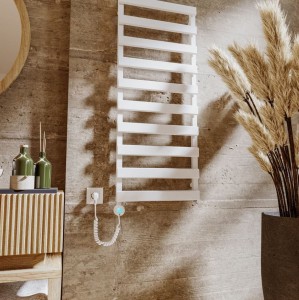 SCALA NEW ELEKTRO 1230X500mm BIAŁA Z GRZAŁKĄ GLX 400 W